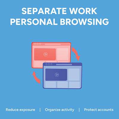 How Separating Personal and Work Browser Profiles Stops Data Leaks